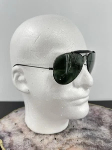 Cristal verde vintage B&L Ray Ban Outdoorsman rb3030 58-14 (C5-29) - Imagen 1 de 12