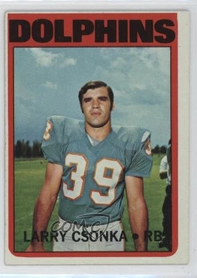1972 Topps Larry Csonka #140 HOF - Image 1 of 2