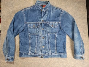 Gap Vintage 1990s Denim Jeans kariert gefüttert Trucker Jacke Pioneer Damen M - Bild 1 von 14