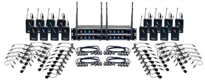 VocoPro 16 Channel UHF Wireless Headset & Lapel Mic System with Mic-On-Chip... - Picture 1 of 3