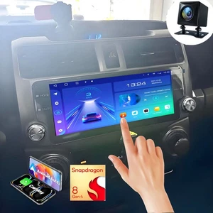 Radio GPS y cámara de regalo para Toyota 4Runner 2010-2019 con Apple Carplay - Picture 1 of 22