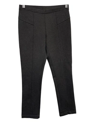 Nic+Zoe Pants Size Small Flat Front Pull On Front Seam Charcoal Gray Career Work - Image 1 of 4