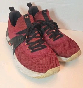 Under Armour Hovr Project Rock 4 Mens Shoes 11.5 Training Gym Lifting League Red - Picture 1 of 10