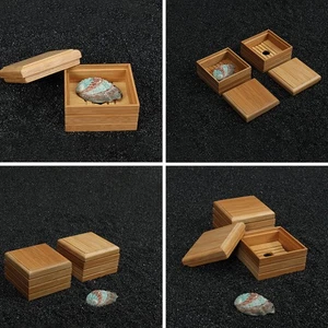 2 pezzi contenitore portasapone in bambù portasapone da viaggio portasapone portasapone - Foto 1 di 12