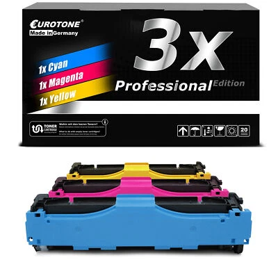 3x Eurotone PRO Patrone XXL für HP Color LaserJet Pro MFP M-477-fdw