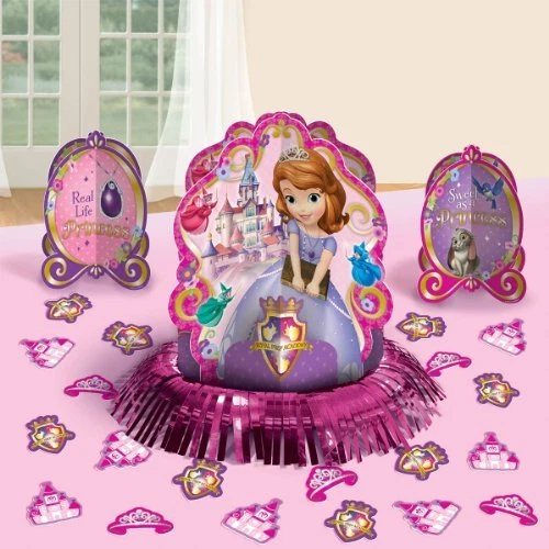 Disney Sofia The First Princess Birthday Party Table Decorating Kit Assorted Dec