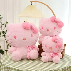 Sanrio Hello Kitty Plüschtier Kawaii Kuscheltier süßes Stofftier weich ca. 25cm - Bild 1 von 6