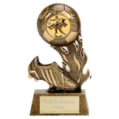MANHATTAN ENGRAVING SCORCHER SMALL FOOTBALL TROFEO GIOCATORE/PREMIO PARTITA PERSONALIZZATO - Incisione gratuita