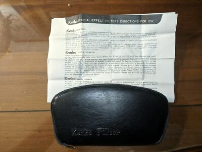 Kenko Filters Set of 4 52mm w/ case and directions Cross Section + 3 - Image 1 of 4