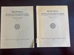 Excavations At Nichoria in Messenia 1969-1973 / HESPERIA CLASSICAL STUDIES ATHEN - Picture 1 of 12