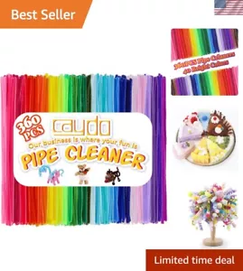 360 Assorted Pipe Cleaners for Crafts - 6mm x 12", 40 Colors for Kids - Picture 1 of 12