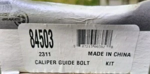 NAPA Ultra Premium Caliper Bolt 84503 - Picture 1 of 1