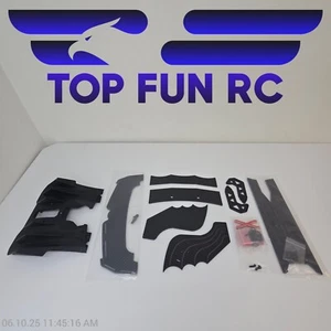 Arrma Carbon Fiber Wing Kit And Ground Effects w/ Arrma Limitless Rear Diffuser - Picture 1 of 5