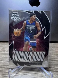 2023-24 Mosaic Anthony Edwards Thunder Road Timberwolves 🔥🔥 - Picture 1 of 2