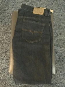 Men's Vintage genes lives in denim W34x32L slim straight blue jeans - Picture 1 of 4