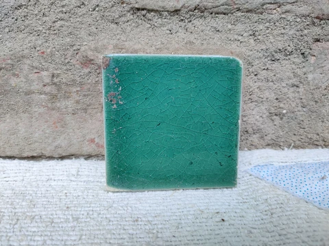 1930s Vintage Architecture Furniture Tile 3 x 3 Blue Shade England CT149 Cover