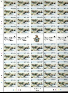 Bermudas #649 1993 Royal Air Force como nuevo en muy buen estado casi nuevo o.g hoja 50 (xx) - Imagen 1 de 1