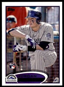 2012 Topps Jordan Pacheco A Baseball cards #219