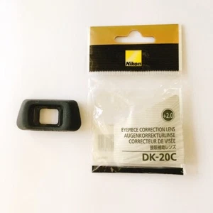 Nikon DK-20C +2.0 Eyepiece Correction lens For D780 D3300 US FM10 in Rubber Cap - Picture 1 of 9