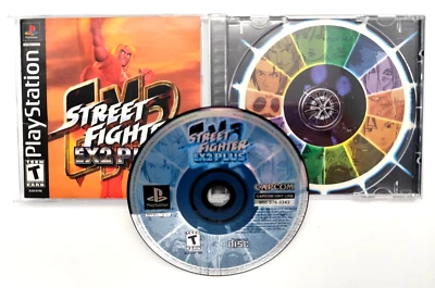 Street Fighter Ex 2 Plus (Sony PlayStation 1 PS1, 1999) COMPLETE CIB W/ Reg. Cd! - Image 1 of 4