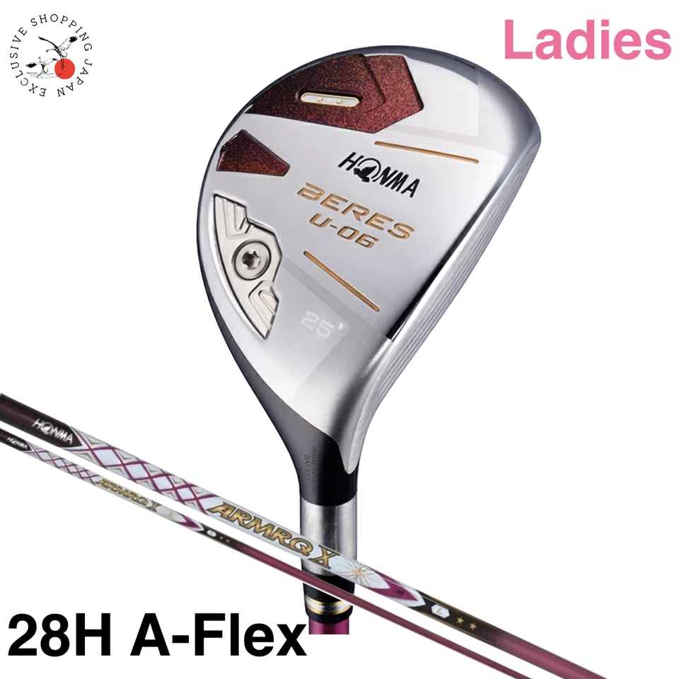 HONMA BERES U-06 Ladies Utility Hybrid 28H ARMRQ X 38 2S 2Star Graphite A-Flex - Image 1 of 4