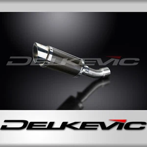 Kit silenciador escape carbono redondo 8" Ducati Diavel 2011-2019 Delkevic Slip On - Imagen 1 de 5