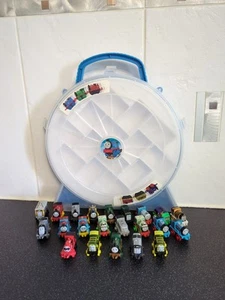 Thomas The Tank Engine Minis Collectors Storage Carry Case With 22 Mini Trains - Picture 1 of 7