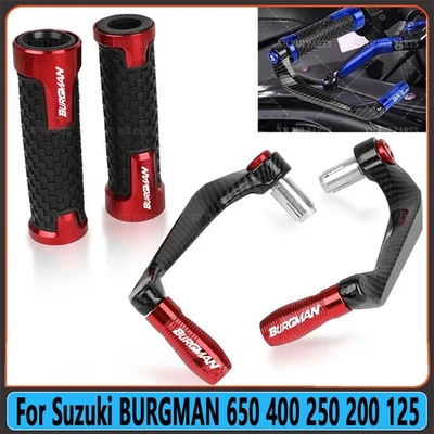 For Suzuki BURGMAN 650 400 Motorcycle Handlebar & Brake Clutch Lever Protector Foto 1 de 4
