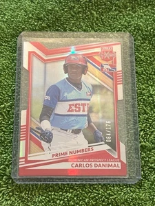 Carlos Danimal 64/176 2022 Elite Status Die Cut Red #196 - Picture 1 of 2
