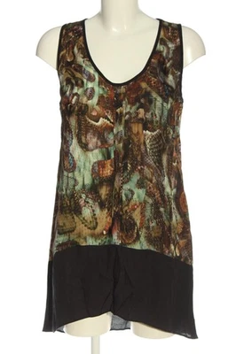 JONES Top largo Mujeres Top Talla EU 38 blanco puro-negro-naranja claro elegante - Imagen 1 de 4