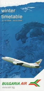 Bulgarien Flugplan 2004/10/31 - Bild 1 von 1