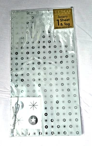 Confezione 3 Confezioni Di Tesco Luxury Silver Confezione Regalo E Etichette - Lotto Lavoro - Foto 1 di 2