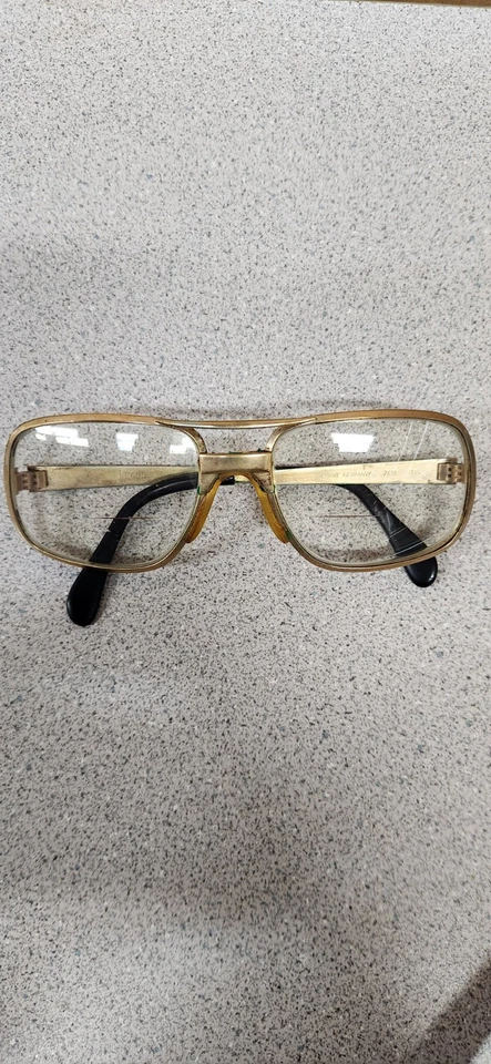 Monturas de gafas de metal cuadradas de gran tamaño vintage METZLER 7610 hechas en Alemania  Foto 1 de 4