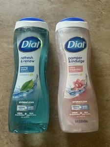 2 Pack: DIAL Body Wash Spring Water/Silk & Magnolia 16 Fl oz (473ml) - Picture 1 of 1