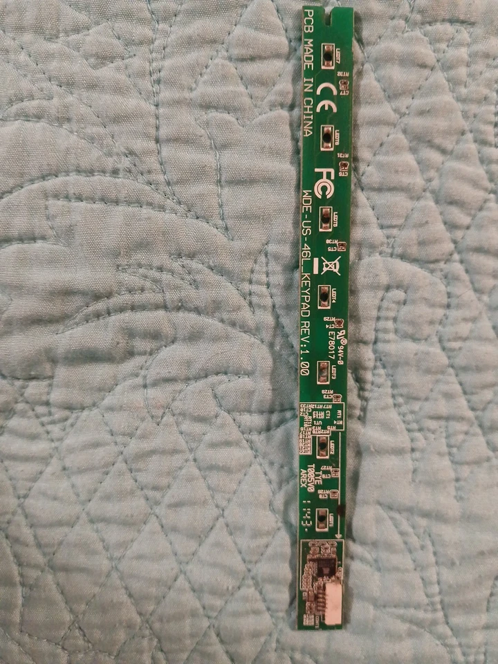 Westinghouse LD-4655VX 46" LED TV: Teclado Control Llave Panel Placa WDE-US-46L Foto 1 de 1