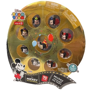 Disney TSUM TSUM Mickey Through The Years 90 Aniversario 10 Piezas Exclusivo Foto 1 de 4