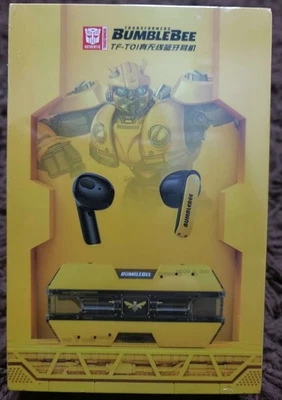 AURICULARES inalámbricos Transformers Bumble Bee amarillos TF-T0102 nuevos sellados Foto 1 de 3