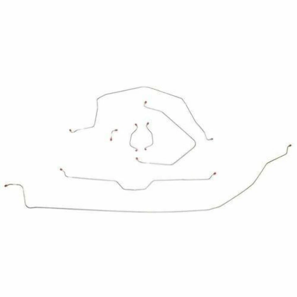 Kit completo de línea de freno para frenos eléctricos Chevrolet Corvette 1963-1964 VCK6302SS Foto 1 de 2