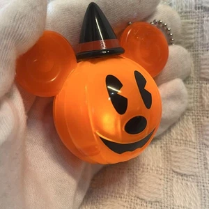 Disney Halloween Capsule Toy Pumpkin Mickey Lantern Used 2016 - Picture 1 of 4