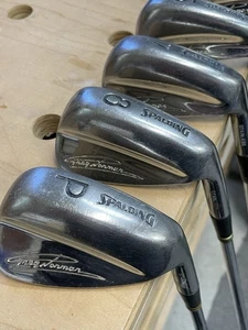 Spalding Greg Norman Blade Iron Set 3,4,5,7,8,PW RH | Original Mid-Flex & Grips - Picture 1 of 17
