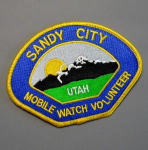 Sandy Utah Mobile Watch Volunteer Patch ++ Mint UT - Picture 1 of 1