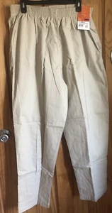 Landau Classic Scrub Pants Size XXL 2X Beige Tan Sand Elastic Waist Pockets NEW - Picture 1 of 6