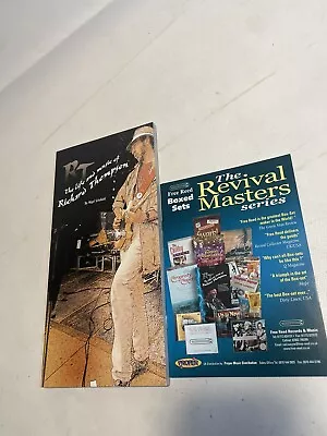 RICHARD THOMPSON - HIS LIFE & MUSIC BOOK ONLY FROM BOX SET 172 PAGE - Image 1 of 2