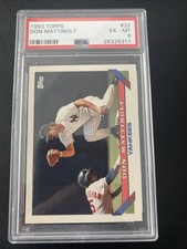 1993 Topps # 32 Don Mattingly PSA 6 Yankees