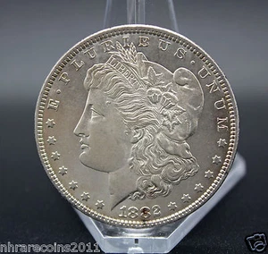 GEMMA DOLLARO ARGENTO 1882 ALTISSIMA QUALITÀ MORGAN CONDIZIONI NON CIRCOLATE - Foto 1 di 2