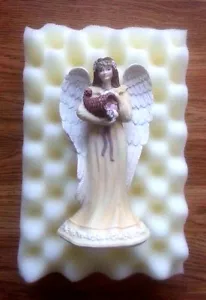 FIGURA DE MADERA DE CUÑA GLORIANA DE SERAFINES DE LAS ESTACIONES en acabado mate - firmada - Imagen 1 de 8