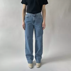 Vintage 90s/Y2k GAP Wide Leg Jeans Made in USA Deadstock Size 6/28x31 - Picture 1 of 7