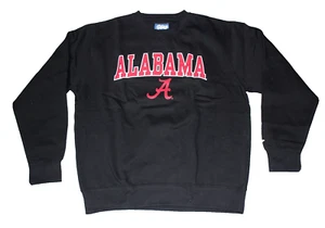 ALABAMA sweatshirt pullover ARCHING BLACK RED PULL OVER CREWNECK L LG NWT - Picture 1 of 6