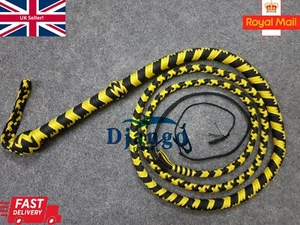 6 Pies 12 Trenzas Superior Paracord Nylon Resistente Personalizado BULLWHIP Para Fácil agrietamiento - Imagen 1 de 9
