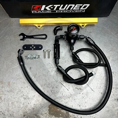 Sistema de combustible K-Tuned alimentación central K-Swap para 91-00 Honda Civic 94-01 Acura Integra Foto 1 de 4